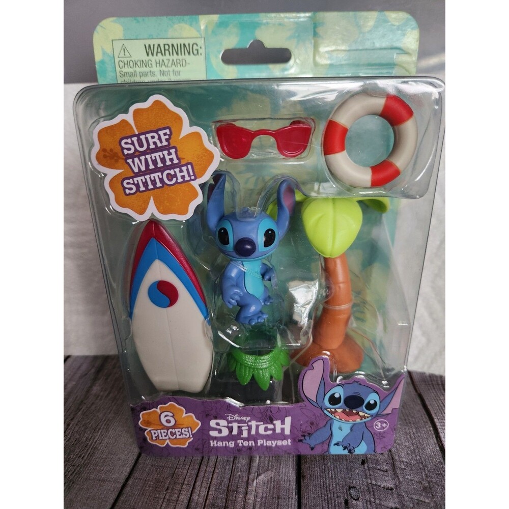 Disney lilo and stitch figurine Hang Ten Set
